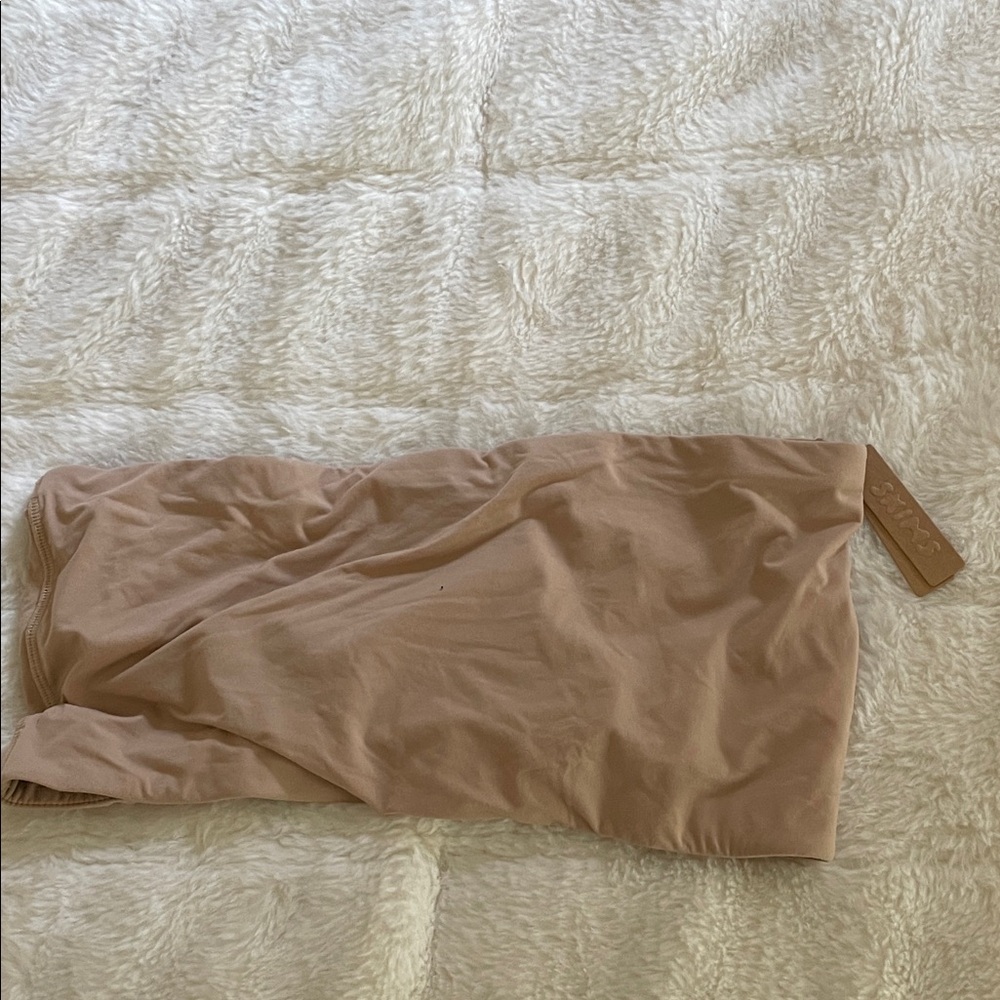 SKIMS Light Brown Tube Top tags on never worn